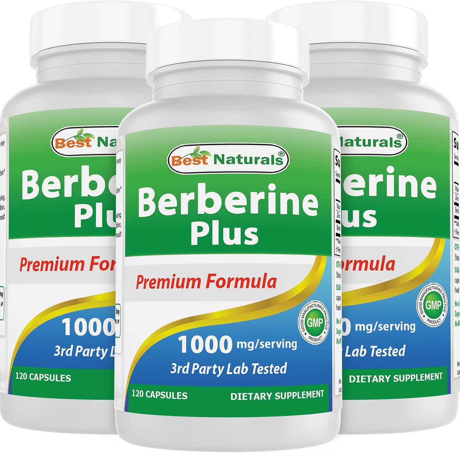 Best Naturals Berberine Plus berberine supplement bottle